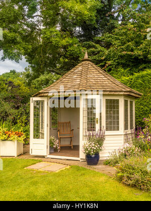 Garden summerhouse Stock Photo