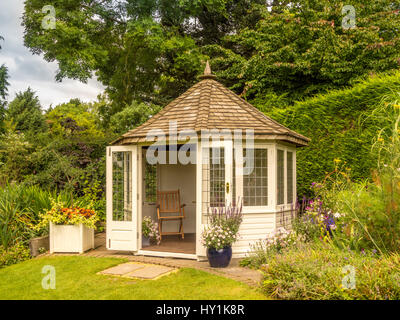 Garden summerhouse Stock Photo