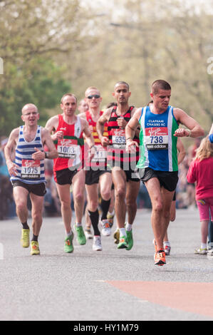 London Marathon Male Runners Stock Photo - Alamy