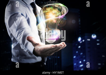 Business bright idea Stock Photo