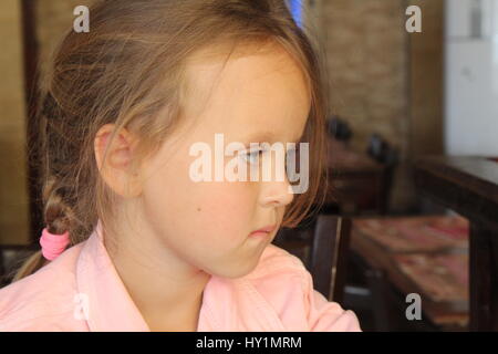 Five-year-old Russian girl Eren Stock Photo