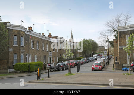 St Johns, a residential area of southeast London, UK. A recently run-down area near Lewisham, now becoming popular again with young Londoners Stock Photo