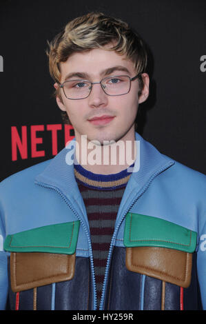 Miles Heizer at Netflix's "13 Reasons Why" Los Angeles Premiere held at