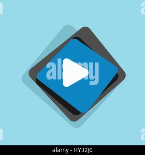Play Button illustration Stock Vector Image & Art - Alamy
