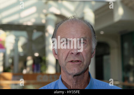 People, Male, Celebrity, Portrait of explorer Sir Ranulph Fiennes. Stock Photo