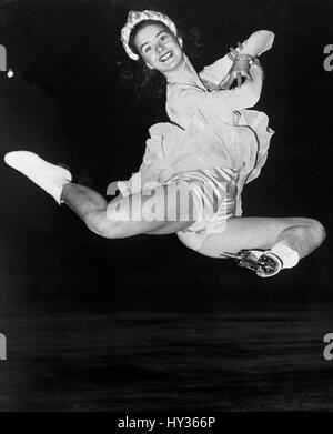 Barbara Ann Scott, Canadian Ice skater. *Exact date unknown Stock Photo