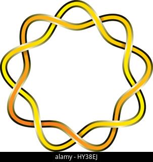 Vector Illustration of Complex Celtic Knots Circles Stock Vector