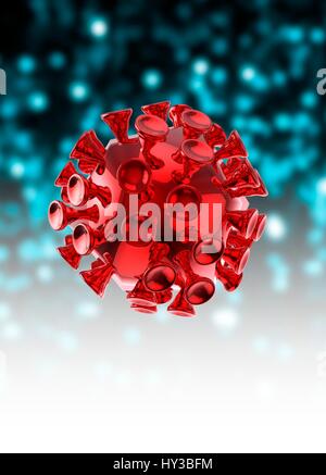 illustration of HIV human immunodeficiency virus Stock Photo - Alamy
