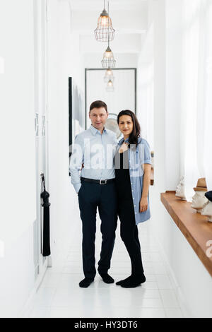 Germany, Mature couple in their wealthy house