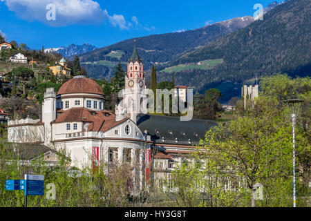 Kurhaus in Merano, South Tyrol, Italy, Europe Stock Photo