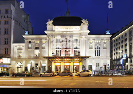 The German theatre in the church avenue in Saint Georg, Hamburg, Germany, Europe, Das Deutsche Schauspielhaus an der Kirchenallee in St. Georg, Deutsc Stock Photo