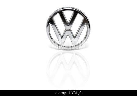 VW logo, VW-Logo Stock Photo