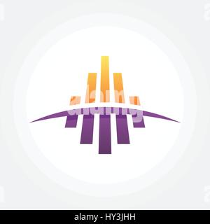 Financial and Investment Business Symbol Stock Vector