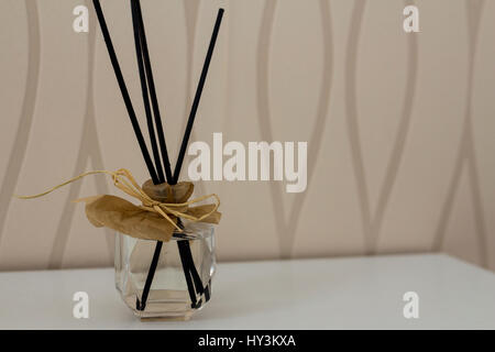 An aroma diffuser on a table Stock Photo