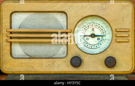 Old time radio Stock Photo