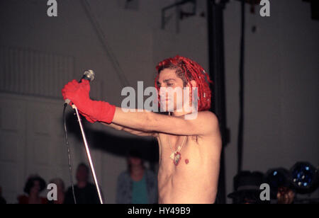 Jane's Addiction performing at legendary show at The John Anson Ford Theatre in the Hollywood, CA on April 25, 1989.  Credit: Kevin Estrada / MediaPunch Stock Photo