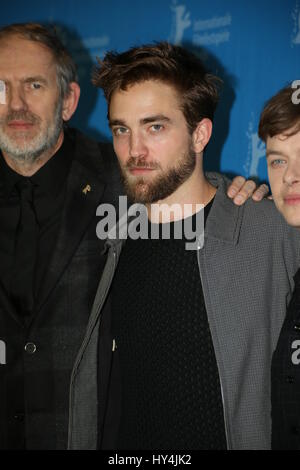 Berlin, Germany, February 9th, 2015: Robert Pattinson and Dane DeHaan at 65th Berlinale for film premiere 'Life'. Stock Photo