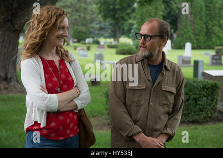 ELEASE DATE: March 24, 2017 TITLE: Wilson STUDIO: Fox Searchlight Pictures DIRECTOR: Craig Johnson PLOT: A lonely, neurotic and hilariously honest middle-aged man reunites with his estranged wife and meets his teenage daughter for the first time STARRING: Judy Greer as Shelly, Woody Harrelson as Wilson. (Credit Image: © Fox Searchlight Pictures/Entertainment Pictures) Stock Photo