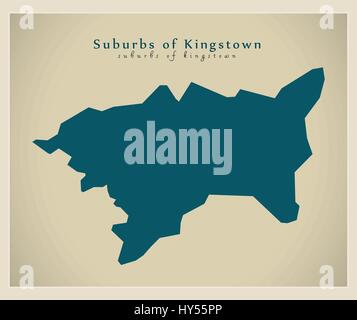 Kingsdown Vector Map Modern Map - Kingstown VC Stock Vector Image & Art - Alamy