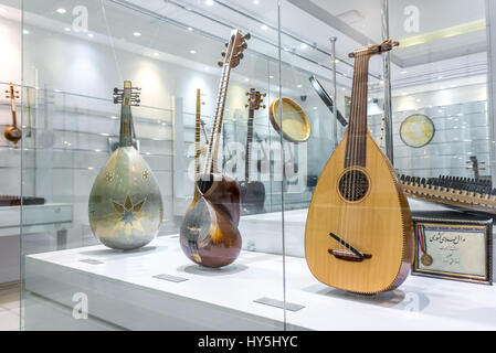 Traditional Iranian instruments called Tar in Museum of Music, homage ...