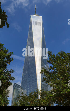 One World Trade Center, Manhattan, New York City, New York, USA Stock Photo