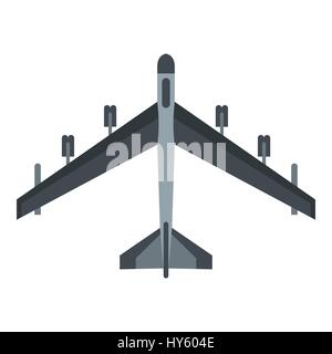Plane icon, flat style Stock Vector