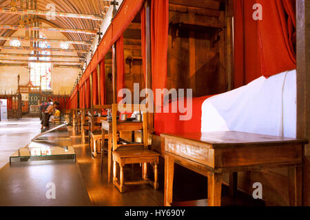 The Hospices de Beaune, hospital from 1443. Also called Hotel-Dieu Stock Photo