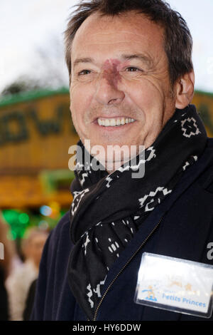 Paris, France. 31th March, 2017.Jean-Luc Reichmann attend at Opening evening of the 2017 Throne Fair for the benefit of the Association Petits Princes Stock Photo