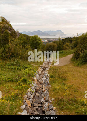 In the woods above Bodø, Norway Stock Photo