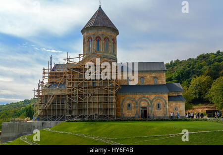 St.Nino's church in Monastery of St. Nino at Bodbe. Cathedral was constructed in IV century, on the tomb of St. Nino. Sighnaghi. Kakheti region. Georg Stock Photo