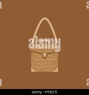 Handbag icon concept. Stock Vector