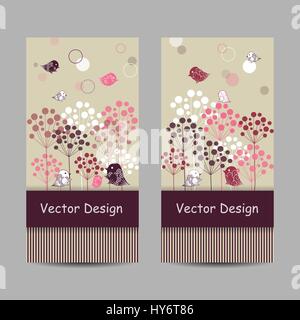 Set of vertical banners Stock Vector