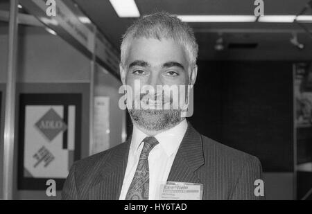 Alastair Darling, Labour party Member of Parliament for Edinburgh Central, attends the party conference in Brighton, England on October 1, 1991. Stock Photo