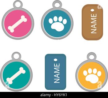 Military Dog Tags Vector Illustration Stock Vector - Illustration of fight,  beads: 114734068