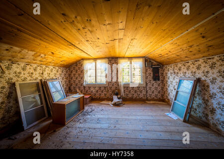 House on old farm the southern province of Blekinge in Sweden, near Kyrkhult. Stock Photo