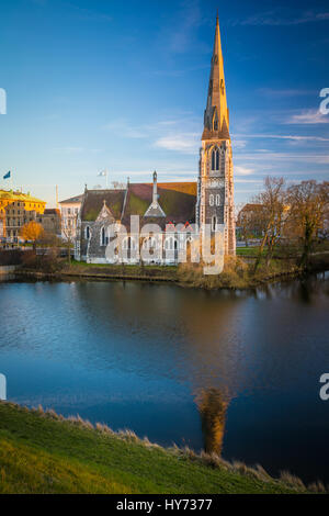 St. Alban's Church, locally often referred to simply as the English Church, is an Anglican church in Copenhagen, Denmark. Stock Photo