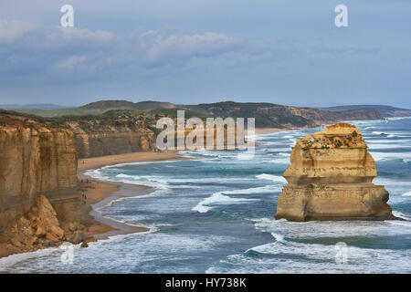 The part of Twelve Apostles rock formations ,Victoria Australia ,scenic view ,And the great ocean road,Amazing view, Stock Photo