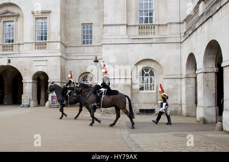 Household Calvary at Horseguards Parade London England Stock Photo