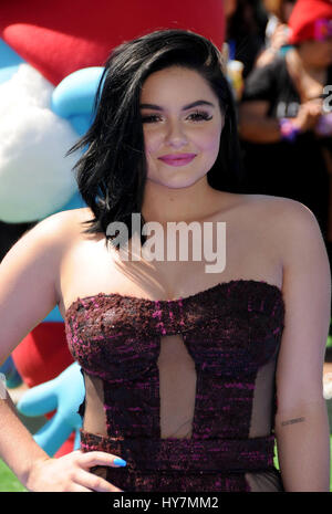 Culver City, CA, USA. 1st Apr, 2017. 01 April 2017 - Culver City, California - Ariel Winter. World of Premiere ''Smurfs: The Lost Village'' held at ArcLight Culver City in Los Angeles. Photo Credit: Birdie Thompson/AdMedia Credit: Birdie Thompson/AdMedia/ZUMA Wire/Alamy Live News Stock Photo