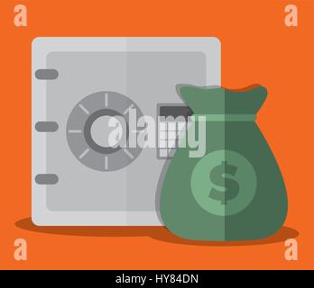 money related icons Stock Vector