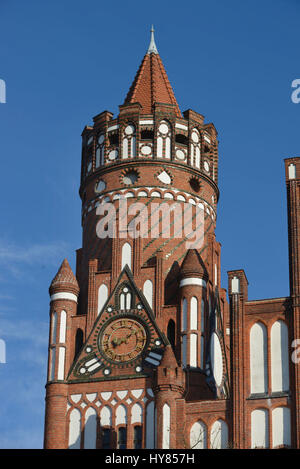 City hall, Berkaer place, village Schmargen, village Wilmers, Berlin, Germany, Rathaus, Berkaer Platz, Schmargendorf, Wilmersdorf, Deutschland Stock Photo