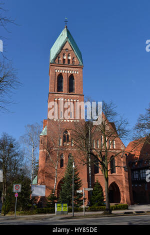 Catholic church heart of Jesus, Riemeisterstrasse, avenue Clay, village Zehlen, Berlin, Germany, Katholische Kirche Herz Jesu, Clayallee, Zehlendorf,  Stock Photo