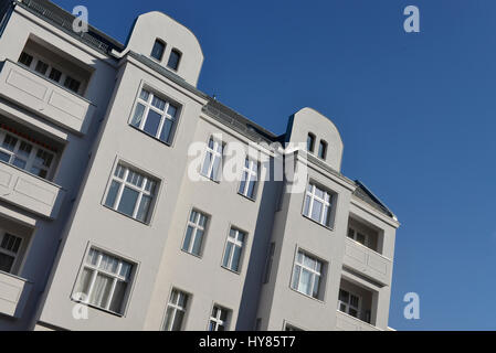 Old building, Schmiljanstrasse, Friedenau, Berlin, Germany, Altbau, Deutschland Stock Photo