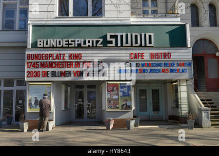 Cinema, federal place Studio, Federal place, Village Wilmers, Berlin, Germany, Kino, Bundesplatz Studio, Bundesplatz, Wilmersdorf, Deutschland Stock Photo