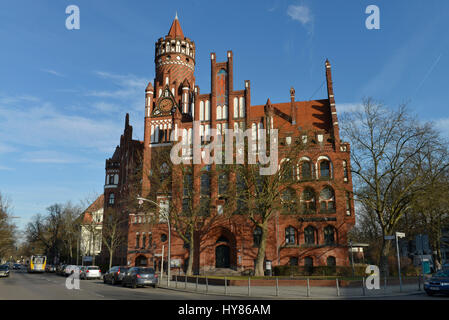 City hall, Berkaer place, village Schmargen, village Wilmers, Berlin, Germany, Rathaus, Berkaer Platz, Schmargendorf, Wilmersdorf, Deutschland Stock Photo