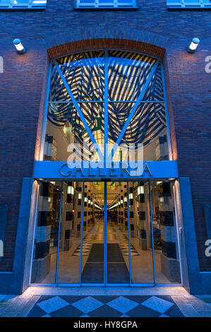 Entrance, Galleria shopping center, shopping arcade, Hamburg, Germany Stock Photo
