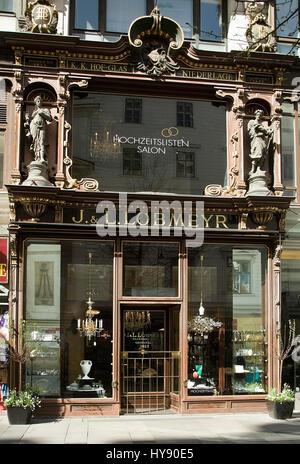 Vienna shop front Stock Photo