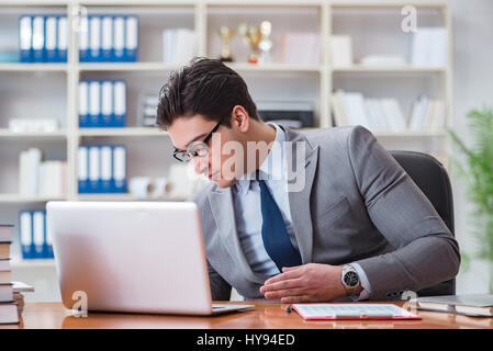 Businessman working in the office Stock Photo
