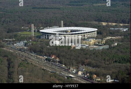 Aerial photography of Frankfurt Commerzbank Stadium on March eleventh 2017 | usage worldwide Stock Photo