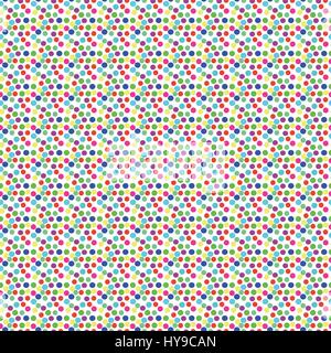 Seamless geometric pattern with circles. Stock Vector